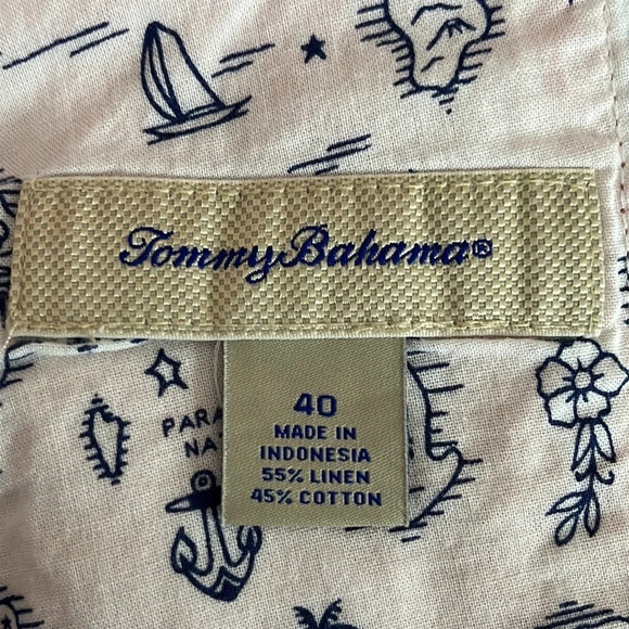 Tommy Bahama City Shorts Striped Linen & Cotton - NWOT - Size 40 - Picture 5 of 7